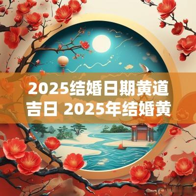 2025结婚日期黄道吉日 2025年结婚黄道吉日一览表