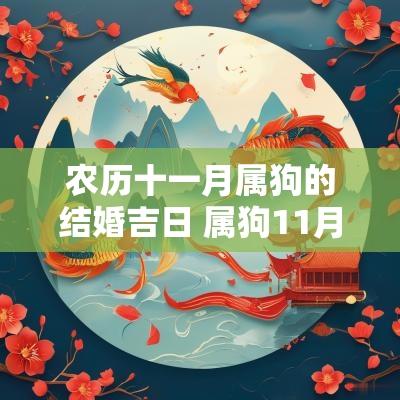 农历十一月属狗的结婚吉日 属狗11月份结婚吉日一览表