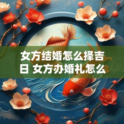 女方结婚怎么择吉日 女方办婚礼怎么选吉日
