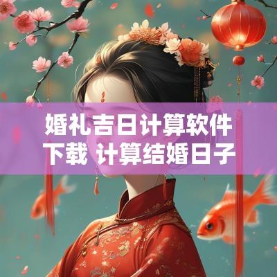 婚礼吉日计算软件下载 计算结婚日子软件