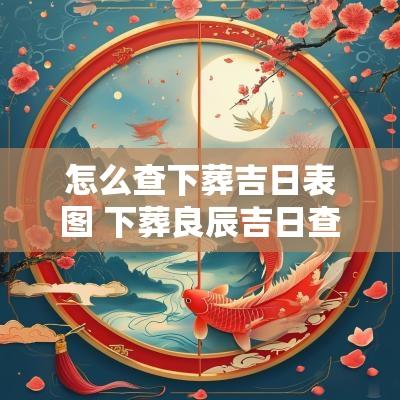 怎么查下葬吉日表图 下葬良辰吉日查询免费