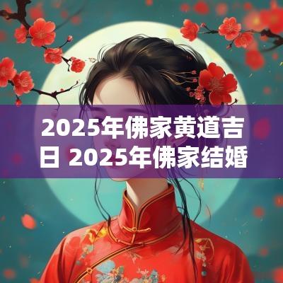 2025年佛家黄道吉日 2025年佛家结婚吉日