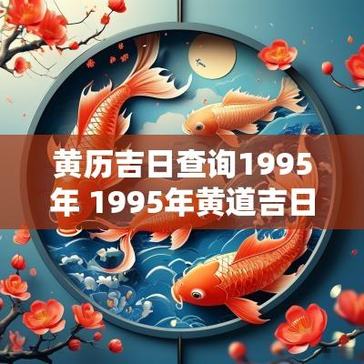 黄历吉日查询1995年 1995年黄道吉日查询