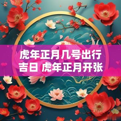 蛇年正月几号出行吉日 蛇年正月开张吉日