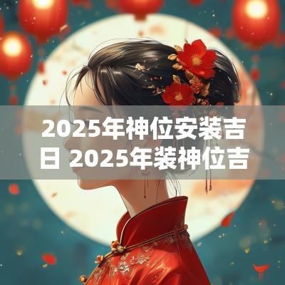 2025年神位安装吉日 2025年装神位吉日