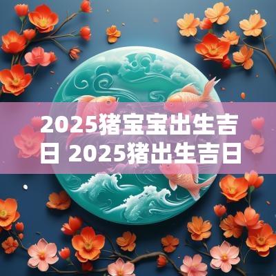 2025猪宝宝出生吉日 2025猪出生吉日
