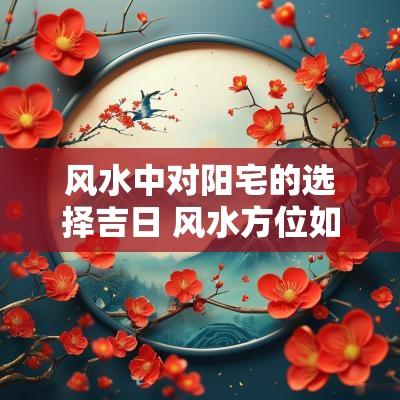风水中对阳宅的选择吉日 风水方位如何选择吉日