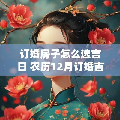 订婚房子怎么选吉日 农历12月订婚吉日