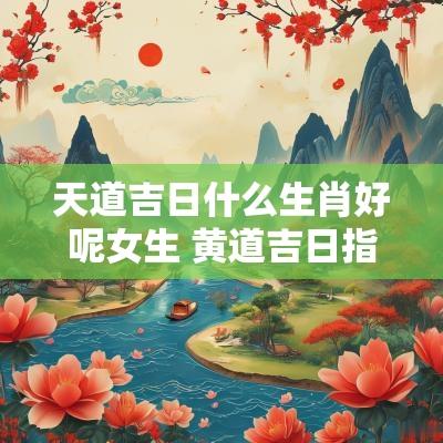天道吉日什么生肖好呢女生 黄道吉日指什么生肖