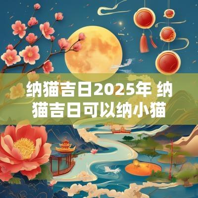 纳猫吉日2025年 纳猫吉日可以纳小猫吗