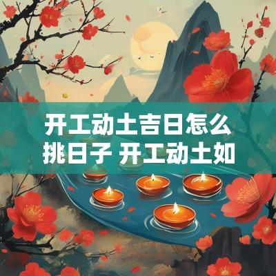 开工动土吉日怎么挑日子 开工动土如何找日子