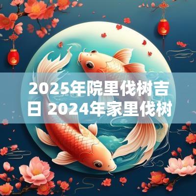 2025年院里伐树吉日 2025年家里伐树吉日查询