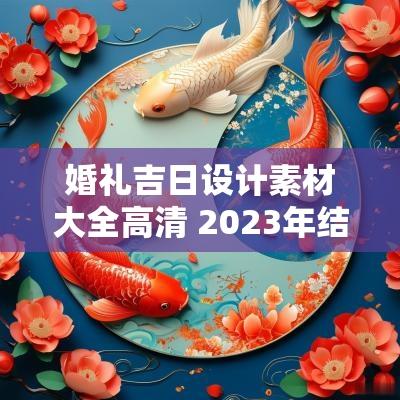 婚礼吉日设计素材大全高清 2025年结婚婚礼吉日一览表