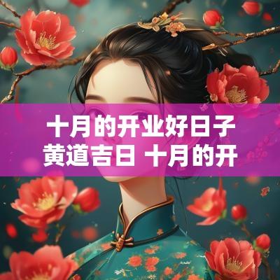 十月的开业好日子黄道吉日 十月的开业吉日查询