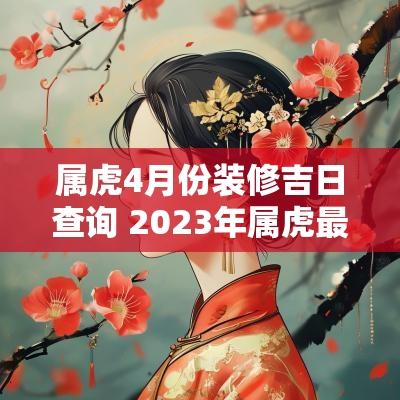 属虎4月份装修吉日查询 2025年属虎最佳装修吉日一览表