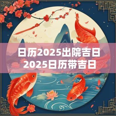 日历2025出院吉日 2025日历带吉日
