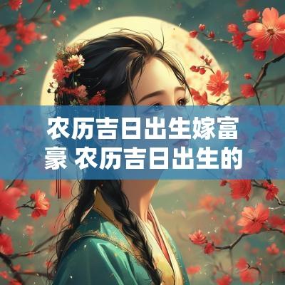 农历吉日出生嫁富豪 农历吉日出生的人命运
