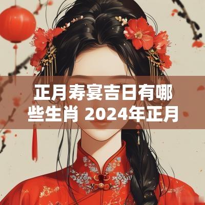 正月寿宴吉日有哪些生肖 2025年正月祝寿最佳吉日