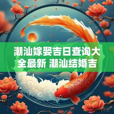 潮汕嫁娶吉日查询大全最新 潮汕结婚吉日2025