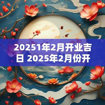 20251年2月开业吉日 2025年2月份开业吉日一览表