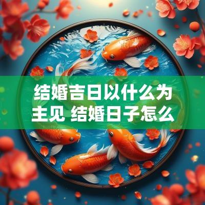 结婚吉日以什么为主见 结婚日子怎么选吉日