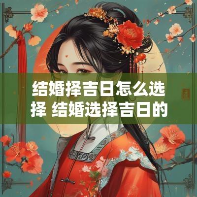 结婚择吉日怎么选择 结婚选择吉日的正确方法