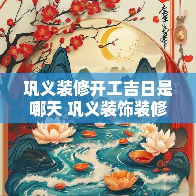 巩义装修开工吉日是哪天 巩义装饰装修开工大吉