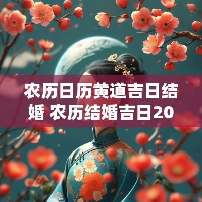 农历日历黄道吉日结婚 农历结婚吉日2025