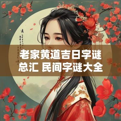 老家黄道吉日字谜总汇 民间字谜大全及解释