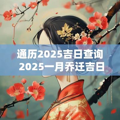 通历2025吉日查询 2025一月乔迁吉日