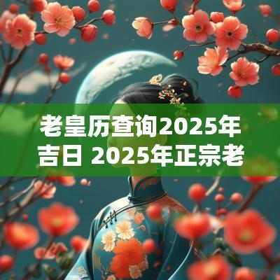 老皇历查询2025年吉日 2025年正宗老黄历