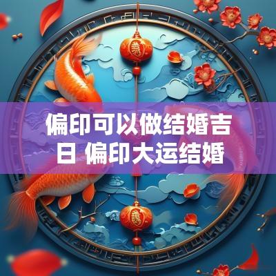 偏印可以做结婚吉日 偏印大运结婚