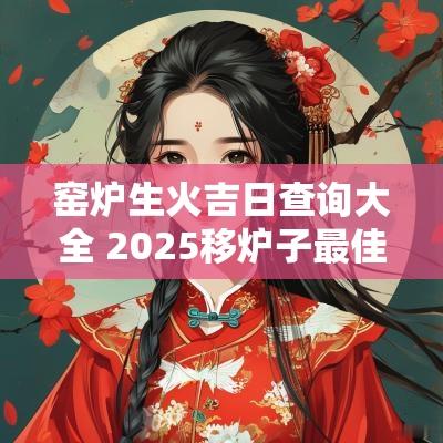 窑炉生火吉日查询大全 2025移炉子最佳吉日