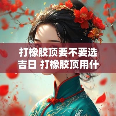 打橡胶顶要不要选吉日 打橡胶顶用什么型号混凝土