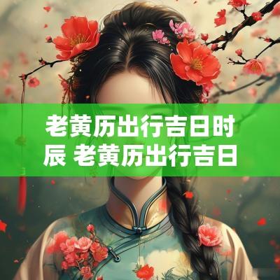 老黄历出行吉日时辰 老黄历出行吉日