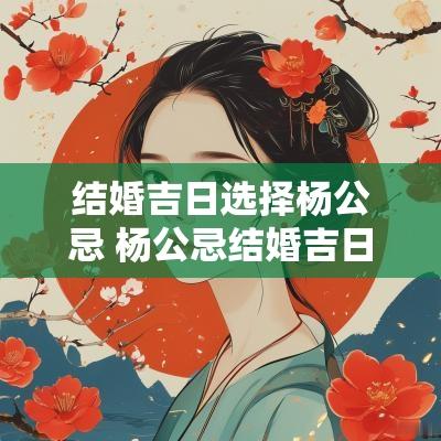 结婚吉日选择杨公忌 杨公忌结婚吉日怎么看
