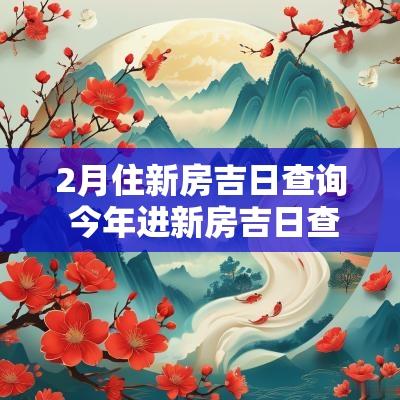 2月住新房吉日查询 今年进新房吉日查询大全
