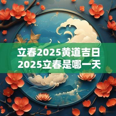 立春2025黄道吉日 2025立春是哪一天