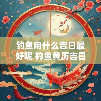 钓鱼用什么吉日最好呢 钓鱼黄历吉日查询2025