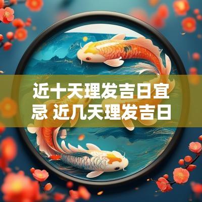近十天理发吉日宜忌 近几天理发吉日