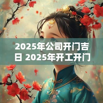 2025年公司开门吉日 2025年开工开门吉日