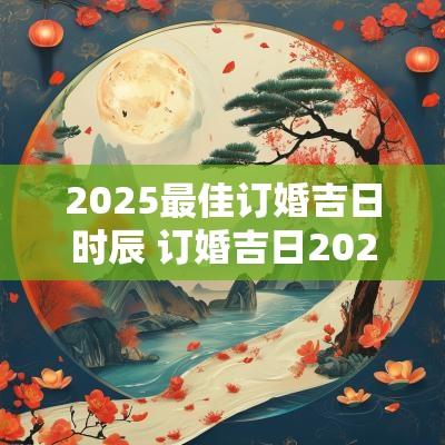 2025最佳订婚吉日时辰 订婚吉日2025年最佳时间
