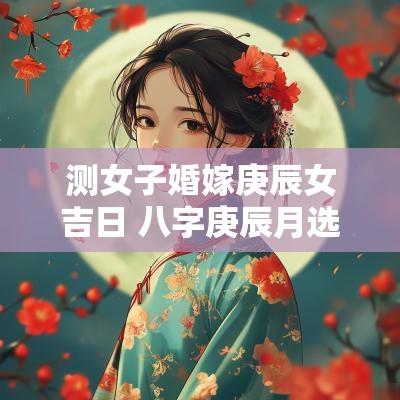 测女子婚嫁庚辰女吉日 八字庚辰月选择吉日
