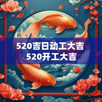 520吉日动工大吉 520开工大吉