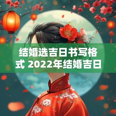 结婚选吉日书写格式 2025年结婚吉日