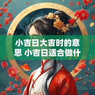 小吉日大吉时的意思 小吉日适合做什么事