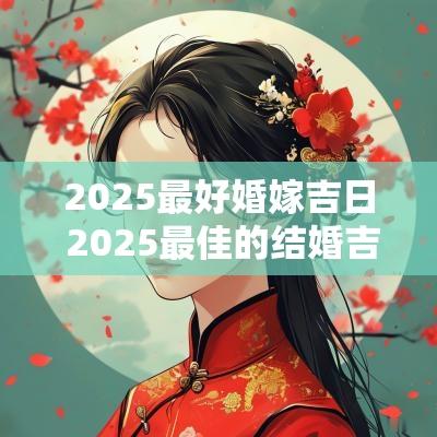 2025最好婚嫁吉日 2025最佳的结婚吉日一览表