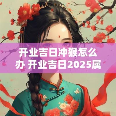 开业吉日冲猴怎么办 开业吉日2025属猴