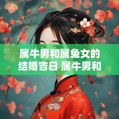 属牛男和属兔女的结婚吉日 属牛男和属鼠女几月结婚大吉大利