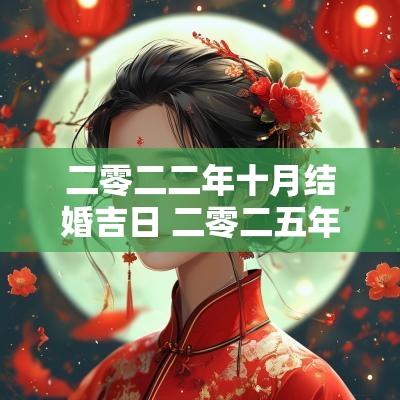 二零二二年十月结婚吉日 二零二五年二月结婚吉日